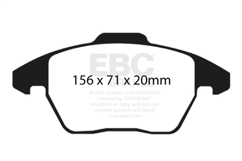 EBC RedStuff Performance Front Brake Pads DP31517C