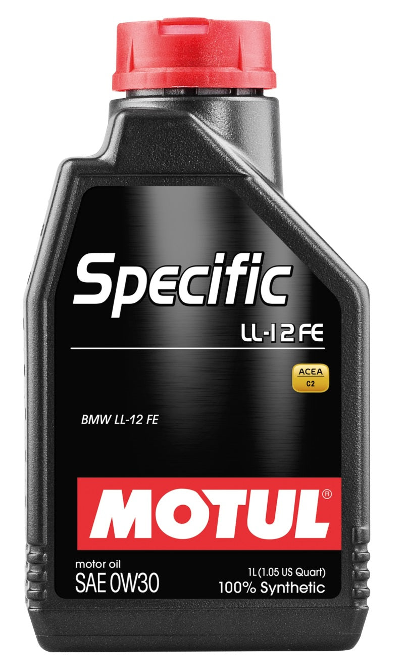 Motul 1L 100% Synthetic High Performance Engine Oil Acea C2 Bmw Ll-12 Fe+ 0W30 - Case Of 12