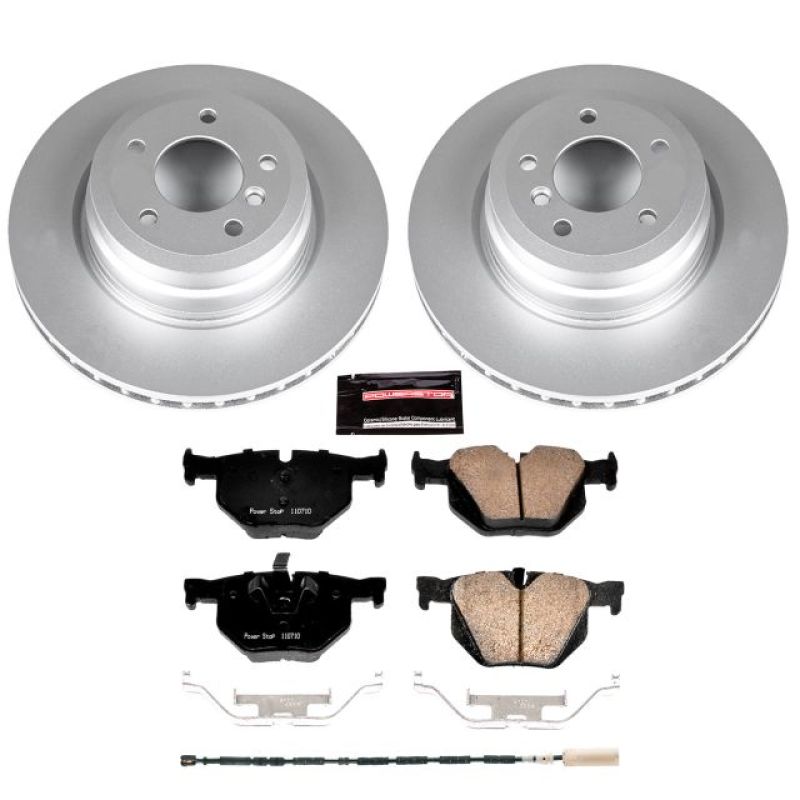 PowerStop 13-15 BMW X1 Rear Z23 Evolution Sport Coated Brake Kit