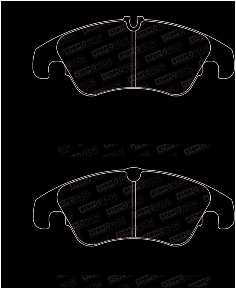 Stoptech Centric Posi-Quiet Ceramic Brake Pads w/Hardware - Rear