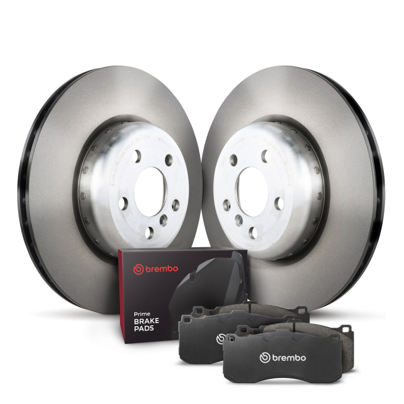 Brembo OE 11-16 BMW 528i/12-16 528i xDrive Front Disc Brake Kit for 2011-2016 BMW 528i Base - P06060 Pads
