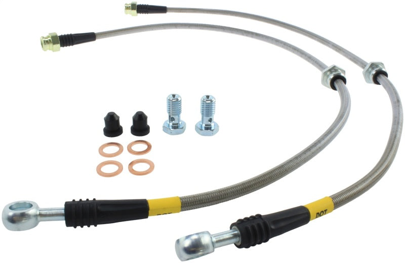 STOPTECH Stainless Steel Front Brake Lines MQB