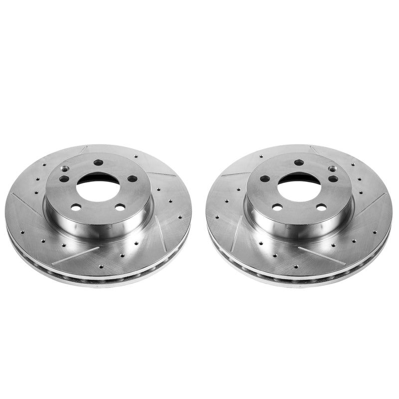 PowerStop 12-16 Mercedes-Benz C250 Front Evolution Drilled & Slotted Rotors - Pair