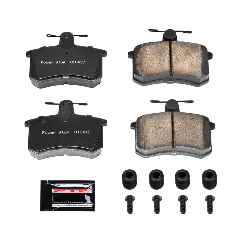 PowerStop 88-92 Audi 80 Rear Z23 Evolution Sport Brake Pads w/Hardware