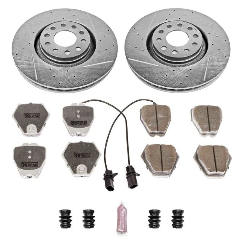 PowerStop 00-01 Audi A6 Quattro Front Z26 Street Warrior Brake Kit