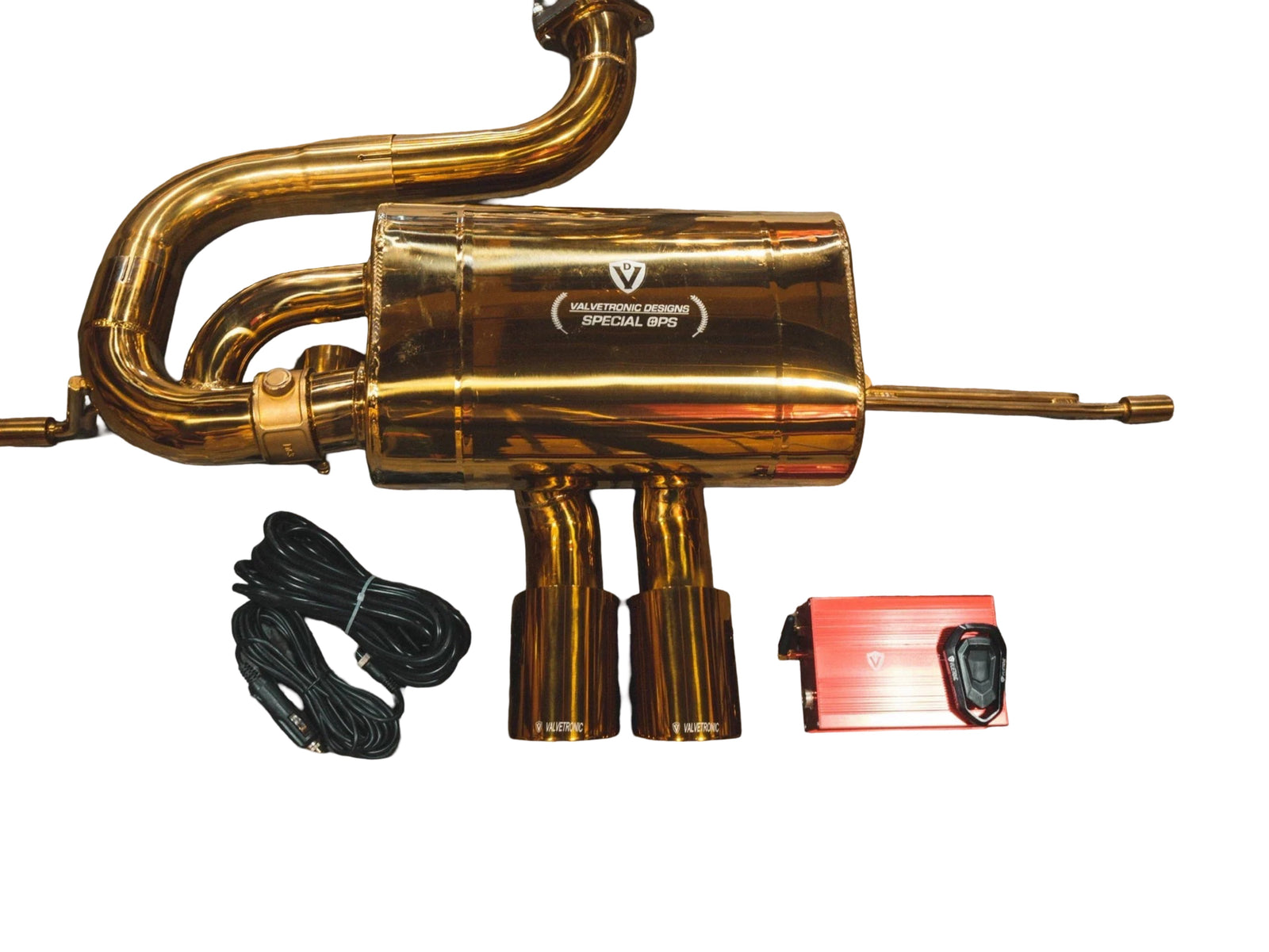 Valvetronic Designs - Lotus Evora Valved Sport Exhaust System - Anodized Gold