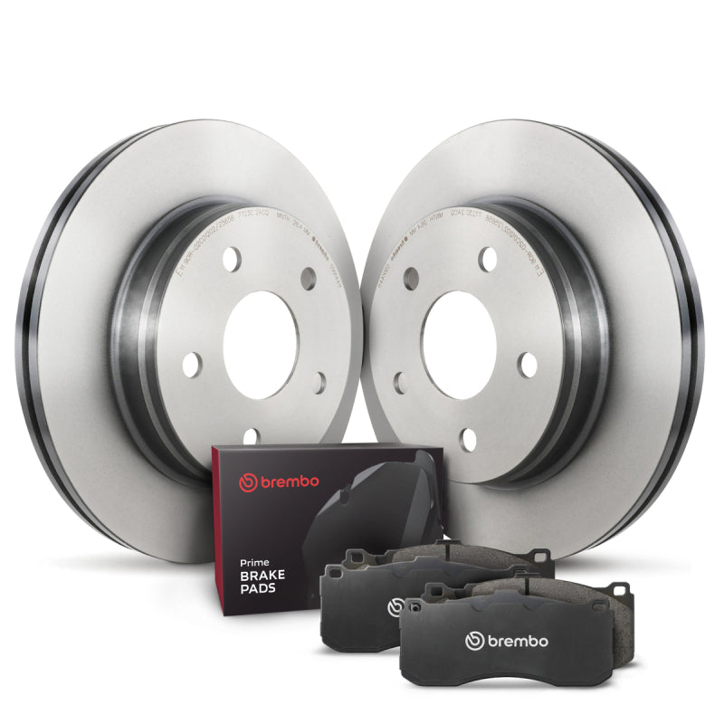 Brembo OE Front Disc Brake Kit for 1990-1993 Mercedes-Benz 300SL Base - P50022 Pads