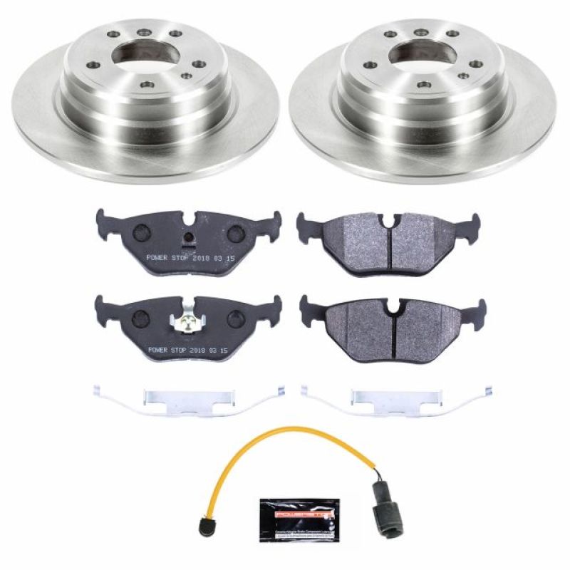 PowerStop 1989 BMW 525i Rear Track Day Brake Kit