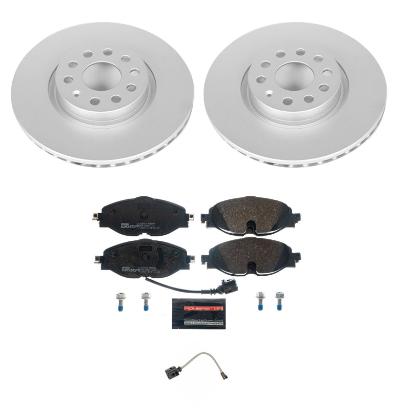 PowerStop 15-18 Audi A3 Front Euro-Stop Brake Kit