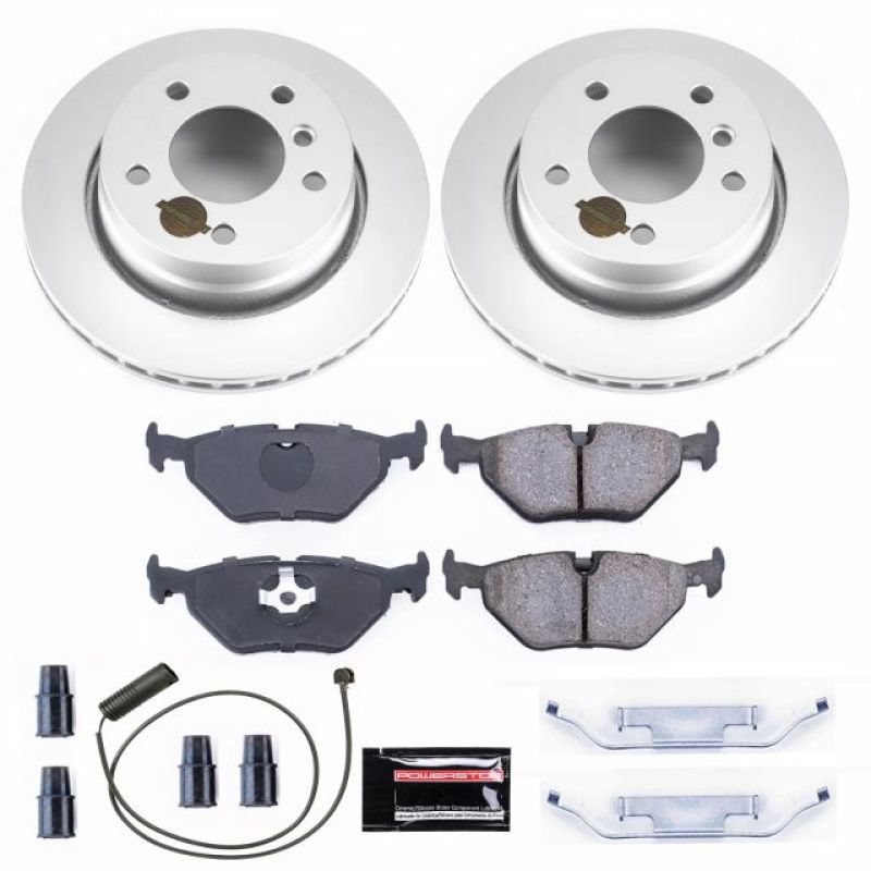 PowerStop 98-99 BMW 323i Rear Z23 Evolution Sport Coated Brake Kit