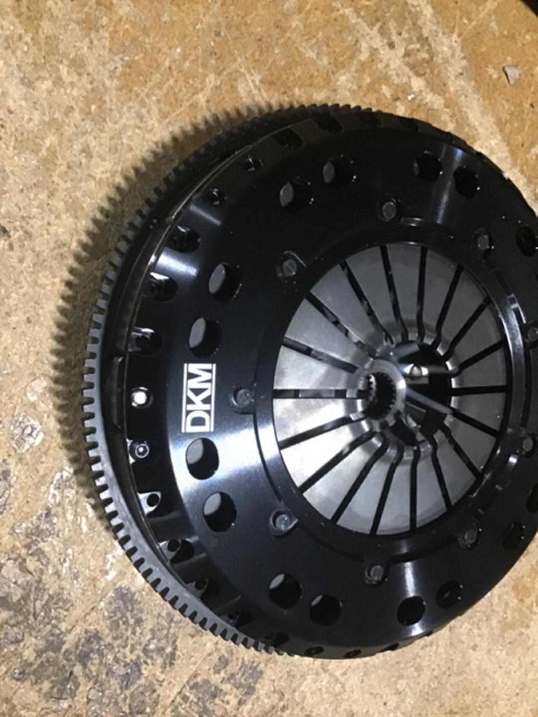 DKM Clutch 2.0 VW/Audi A3 TSI 8 Bolt Motor MS Twin Disc Clutch Kit w/Steel Flywheel - Scratch & Dent Parts