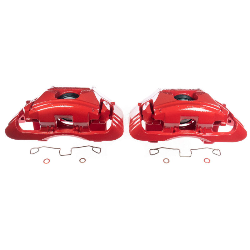 PowerStop 03-04 Audi A6 Front Red Calipers - Pair