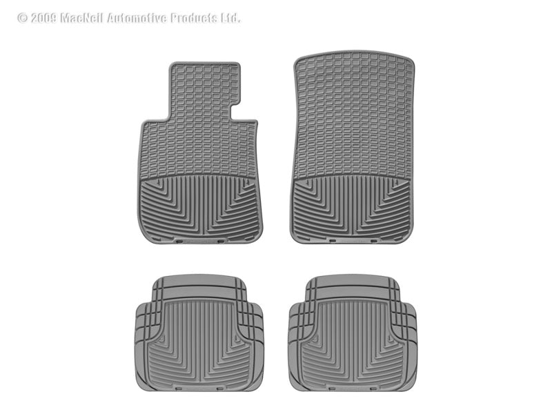 WeatherTech 05-10 Chevrolet Cobalt Front And Rear Rubber Mats - Grey