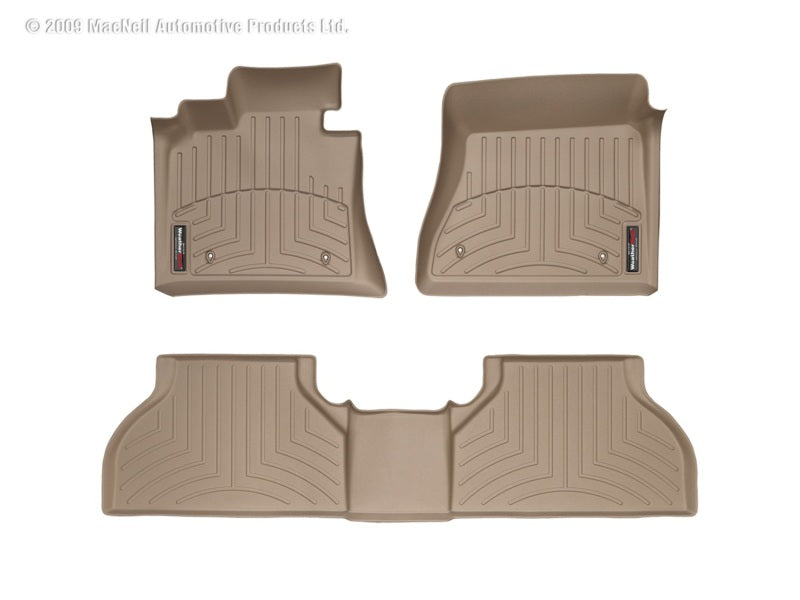 WeatherTech 10+ Bmw 5-Series Front And Rear Floorliners - Tan