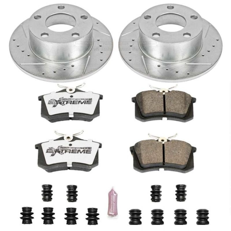 PowerStop 98-04 Audi A6 Rear Z26 Street Warrior Brake Kit