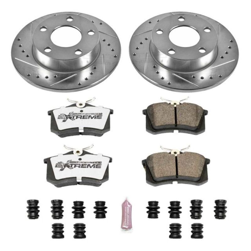 PowerStop 99-05 Volkswagen Passat Rear Z26 Street Warrior Brake Kit