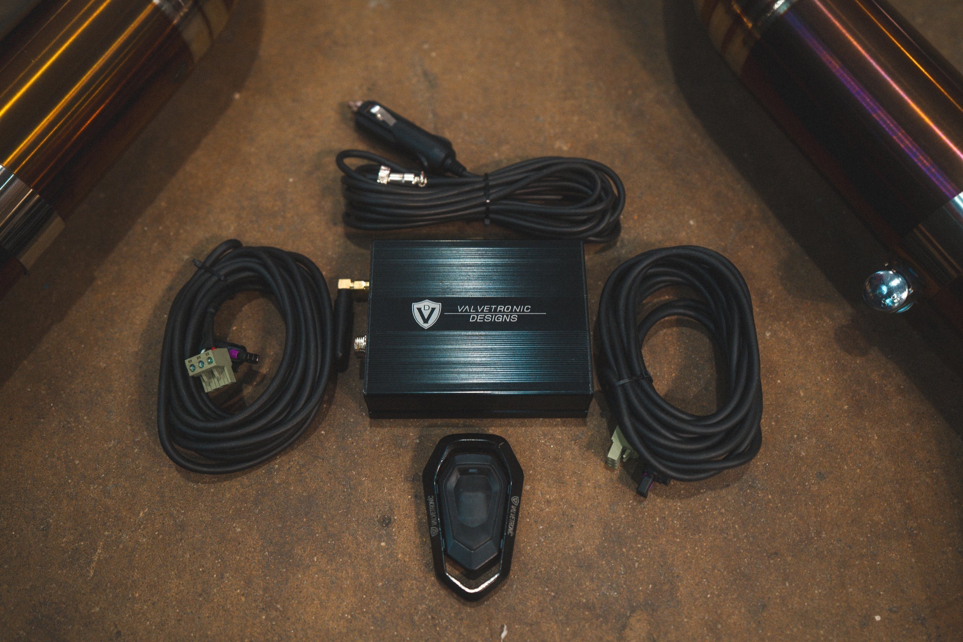 Valvetronic Designs - BMW F90 M5 Valved Sport Exhaust System Gold + Purple Burnt Titanium