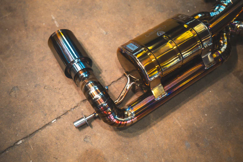 Valvetronic Designs - Lotus Emira 2.0,3.5L, Catback Grade 5 Titanium Titanium 3.5 Inch Outlet Tips