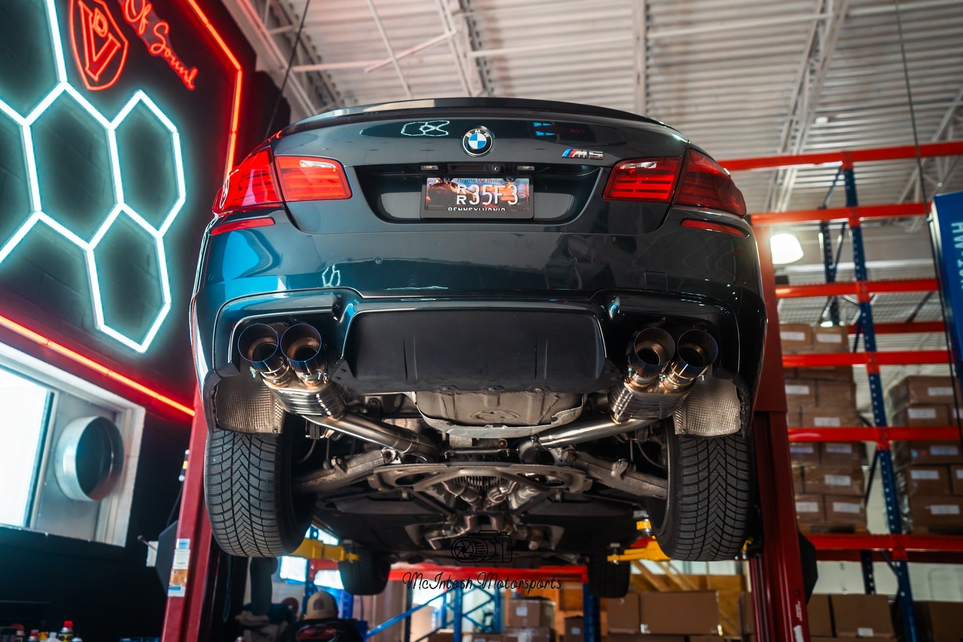 Valvetronic Designs - BMW F10 M5 Valved Sport Exhaust System - Titanium