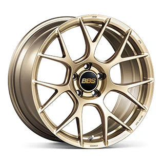 BBS RE-V 18x10 5x112 ET38 Gold Wheel -82mm PFS/Clip Required