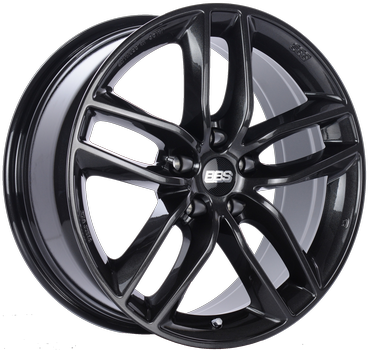 BBS SX 18x8 5x112 ET44 Crystal Black Wheel -57mm