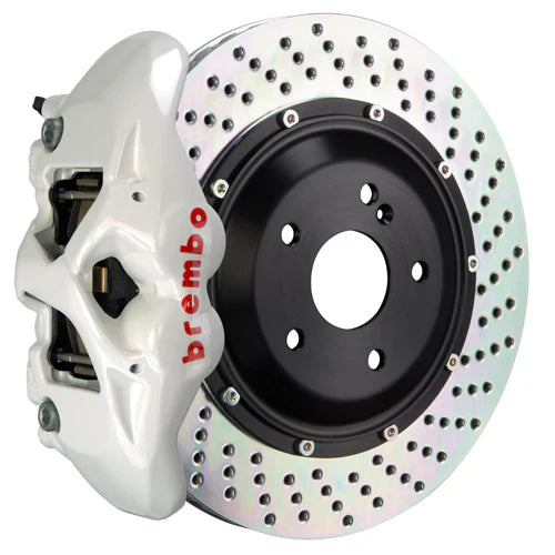 Brembo 24+ BMW M30i/530i xDrive/24+ 540i xDrive Fr GT BBK 6 Pist Cast 405x34 2pc Rotor Drl- White