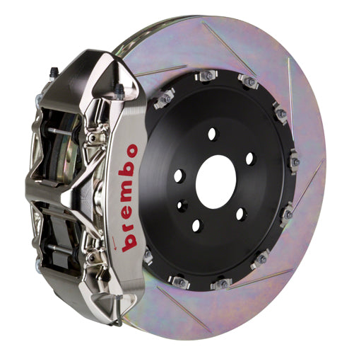 Brembo 23+ GR Corolla Front GTR BBK 4 Piston Billet 355x32 2pc Rotor Slotted Type-1- Nickel Plated