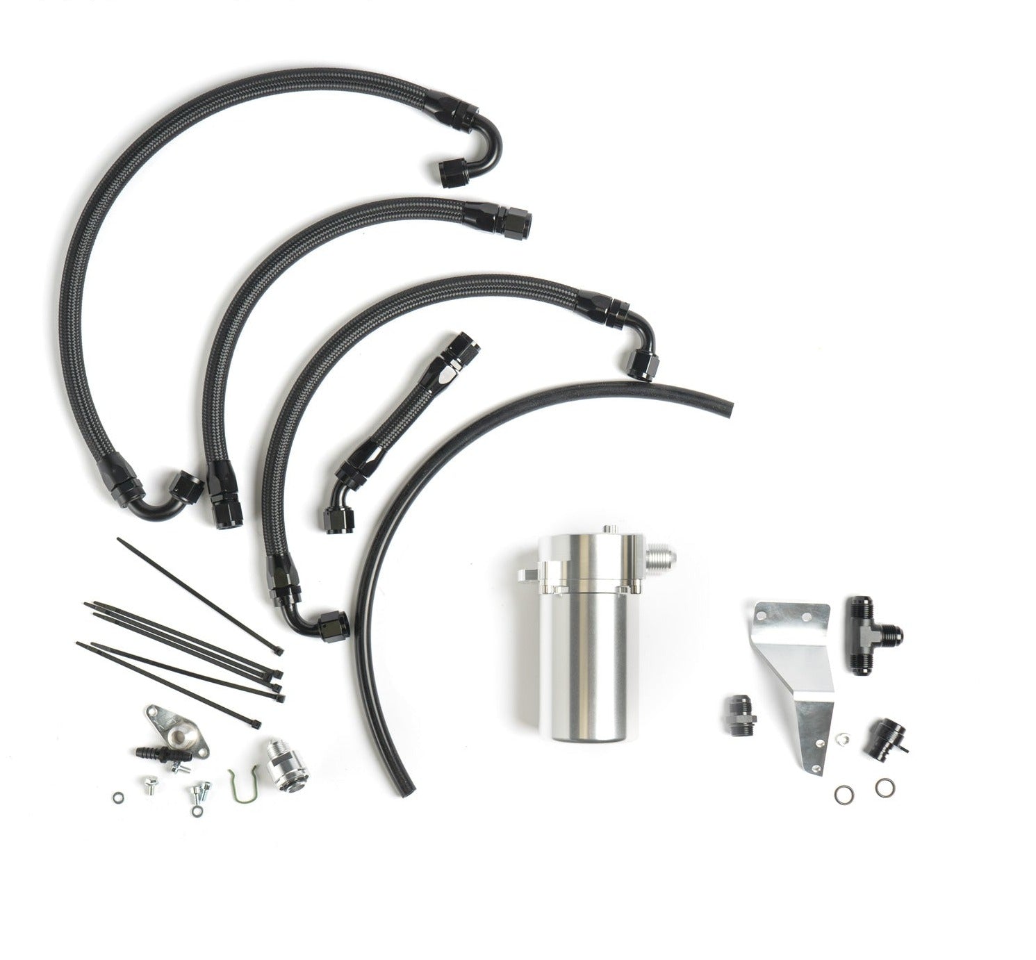 CTS Turbo Catch Can Kit For Billet Valve Cover - VW MK5 FSI