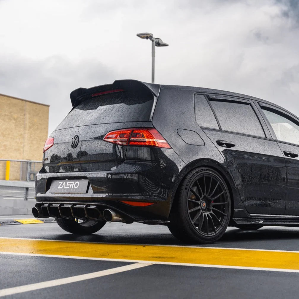 Zaero Design EVO-1 Gloss Black Rear Diffuser - VW Golf GTI Mk7