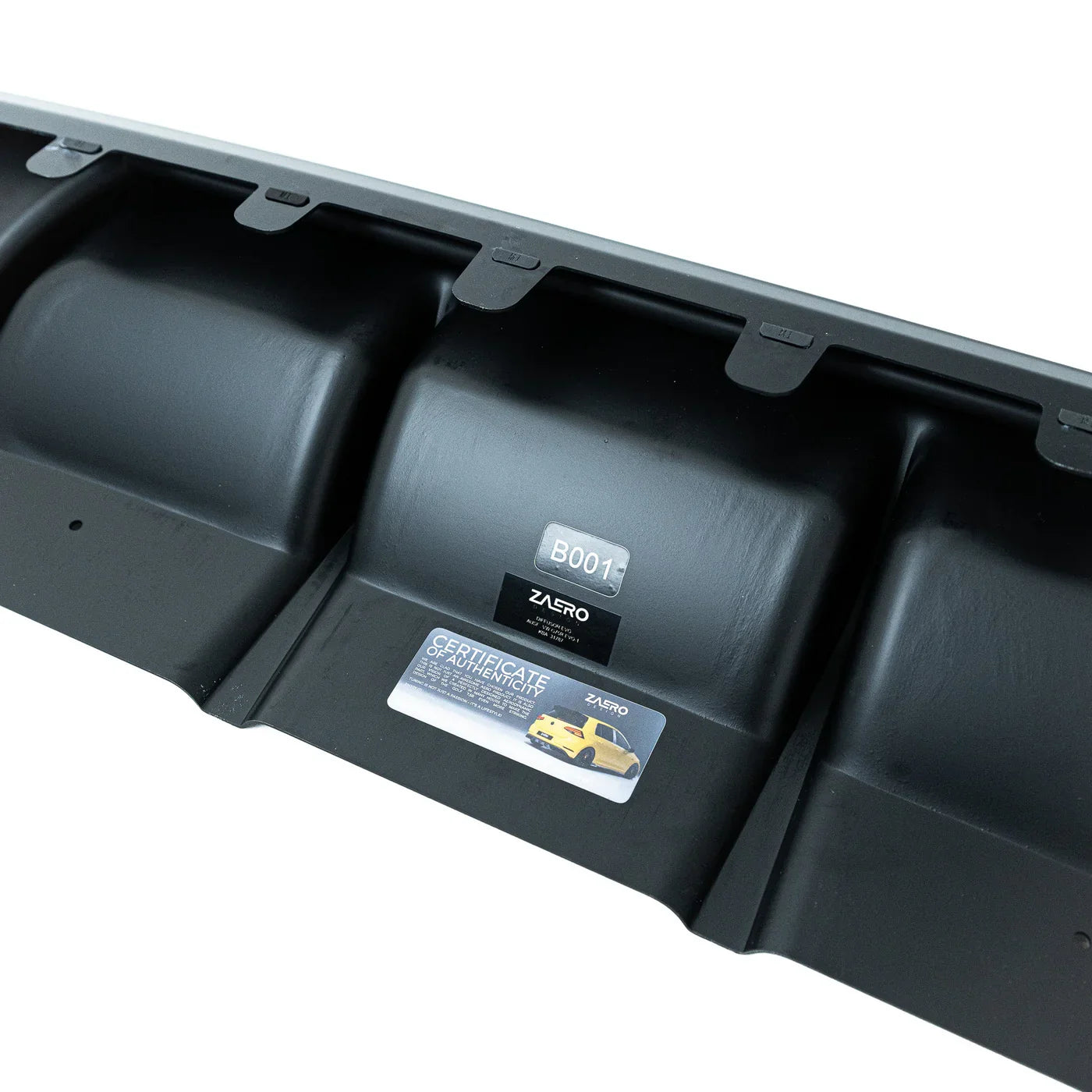 Zaero Design EVO-1 Gloss Black Rear Diffuser - VW MK7.5 Golf R