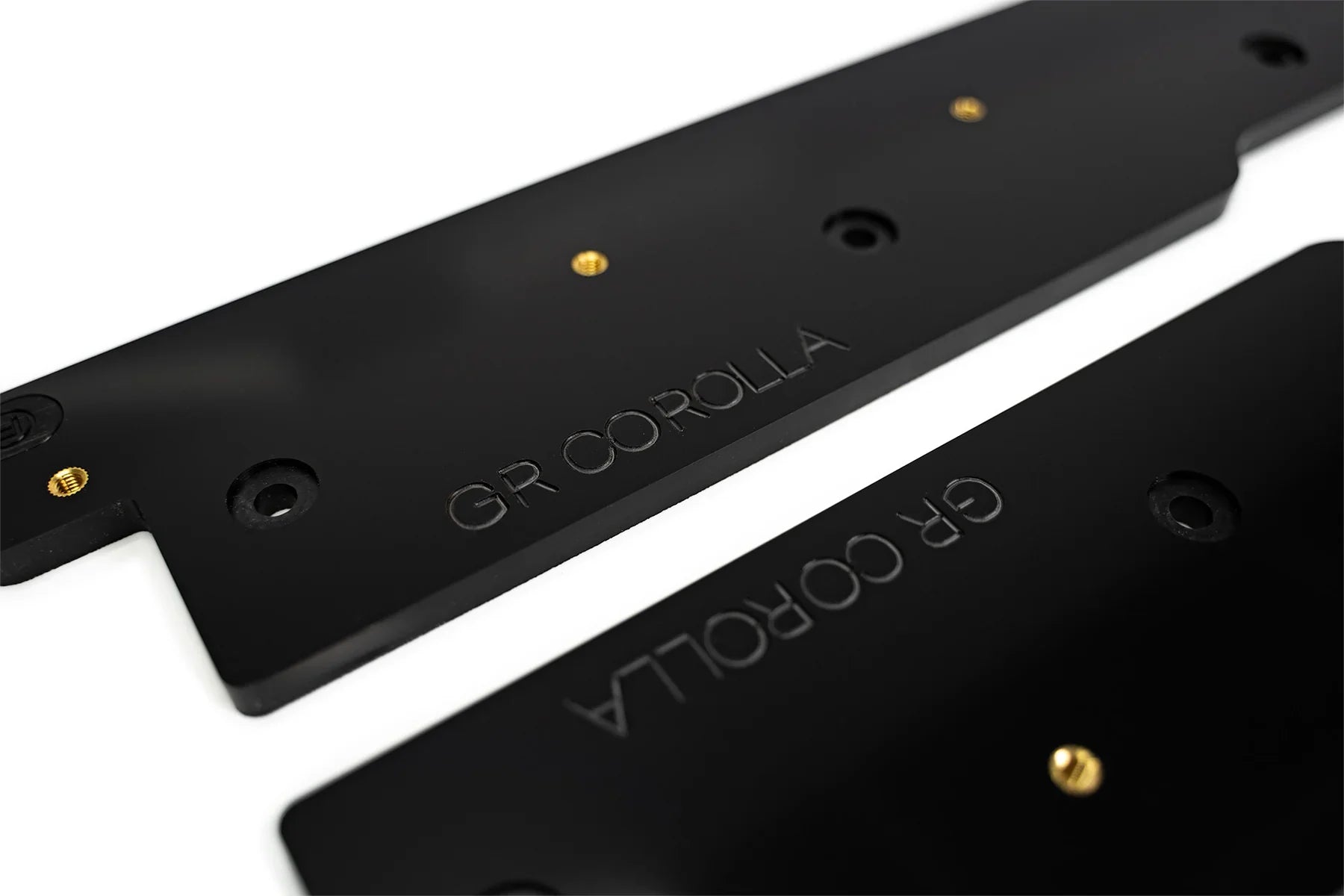 Flow Designs Full Lip Splitter Set Textured Black - Toyota GR Corolla