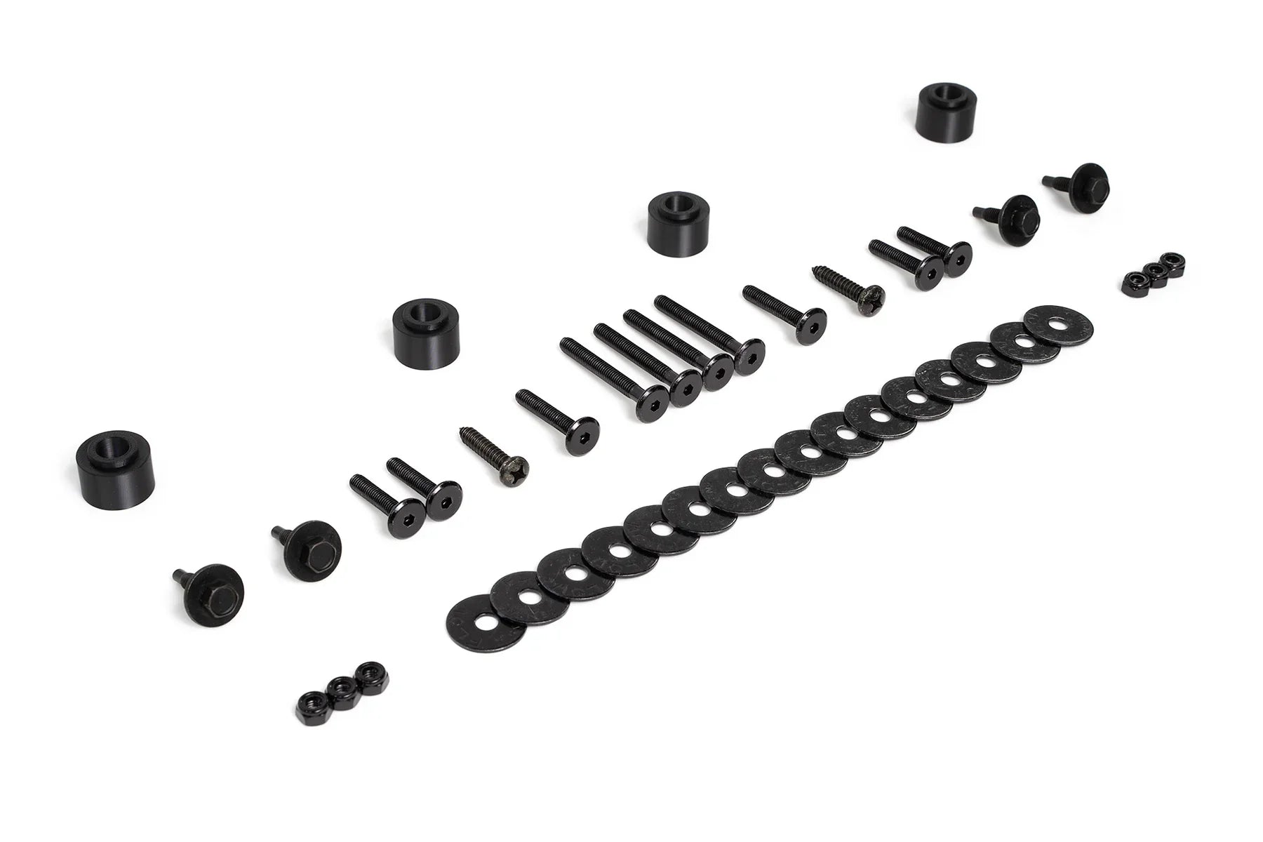 Flow Designs Full Lip Splitter Set Textured Black - Toyota GR Corolla