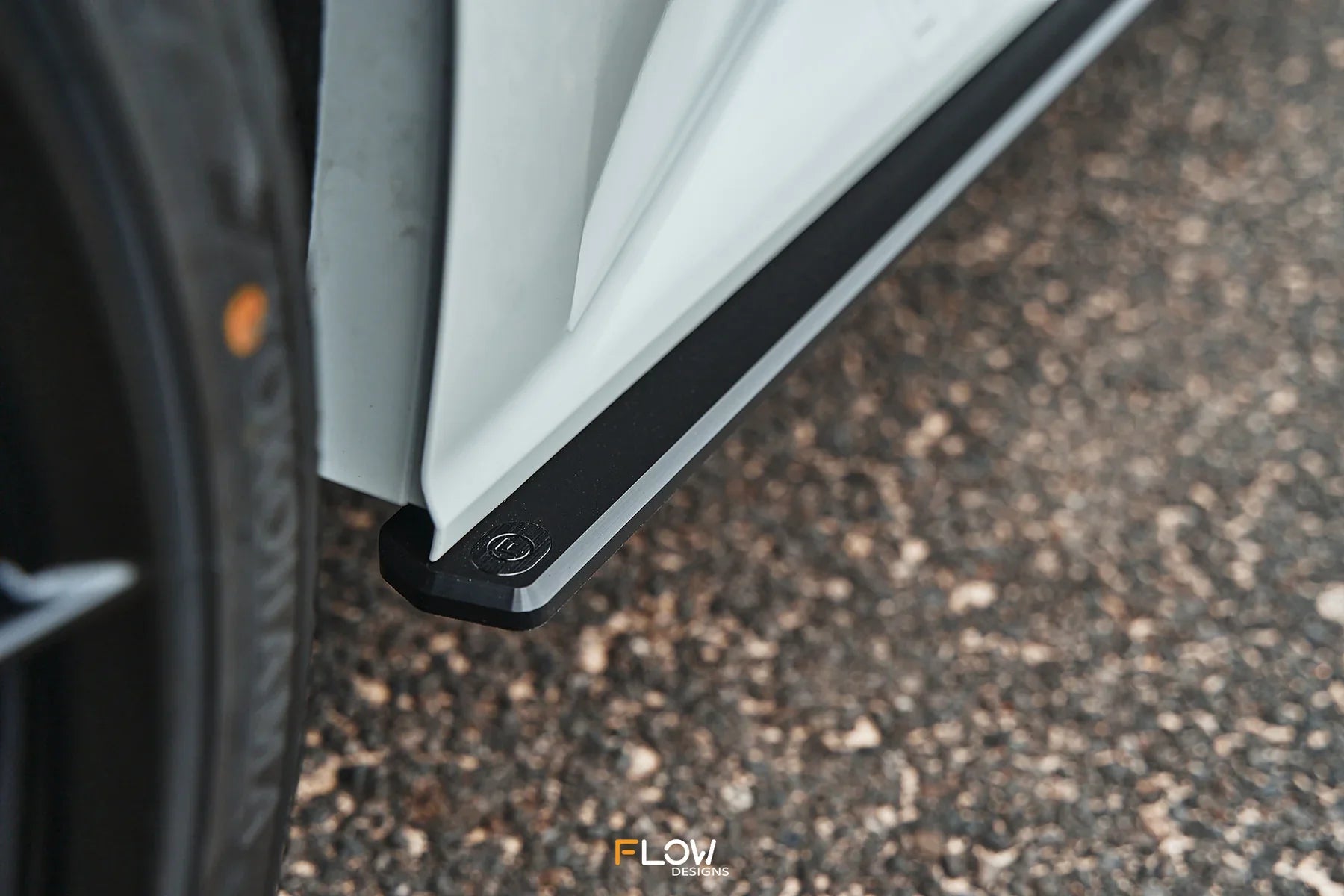 Flow Designs Full Lip Splitter Set Textured Black - Toyota GR Corolla