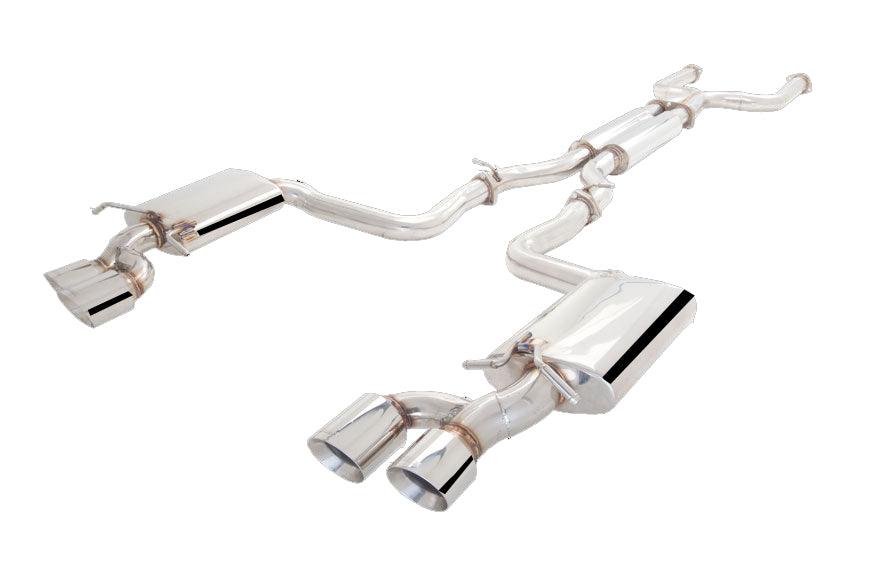 XForce Twin 3" Cat-Back Exhaust System - Mercedes C63 AMG