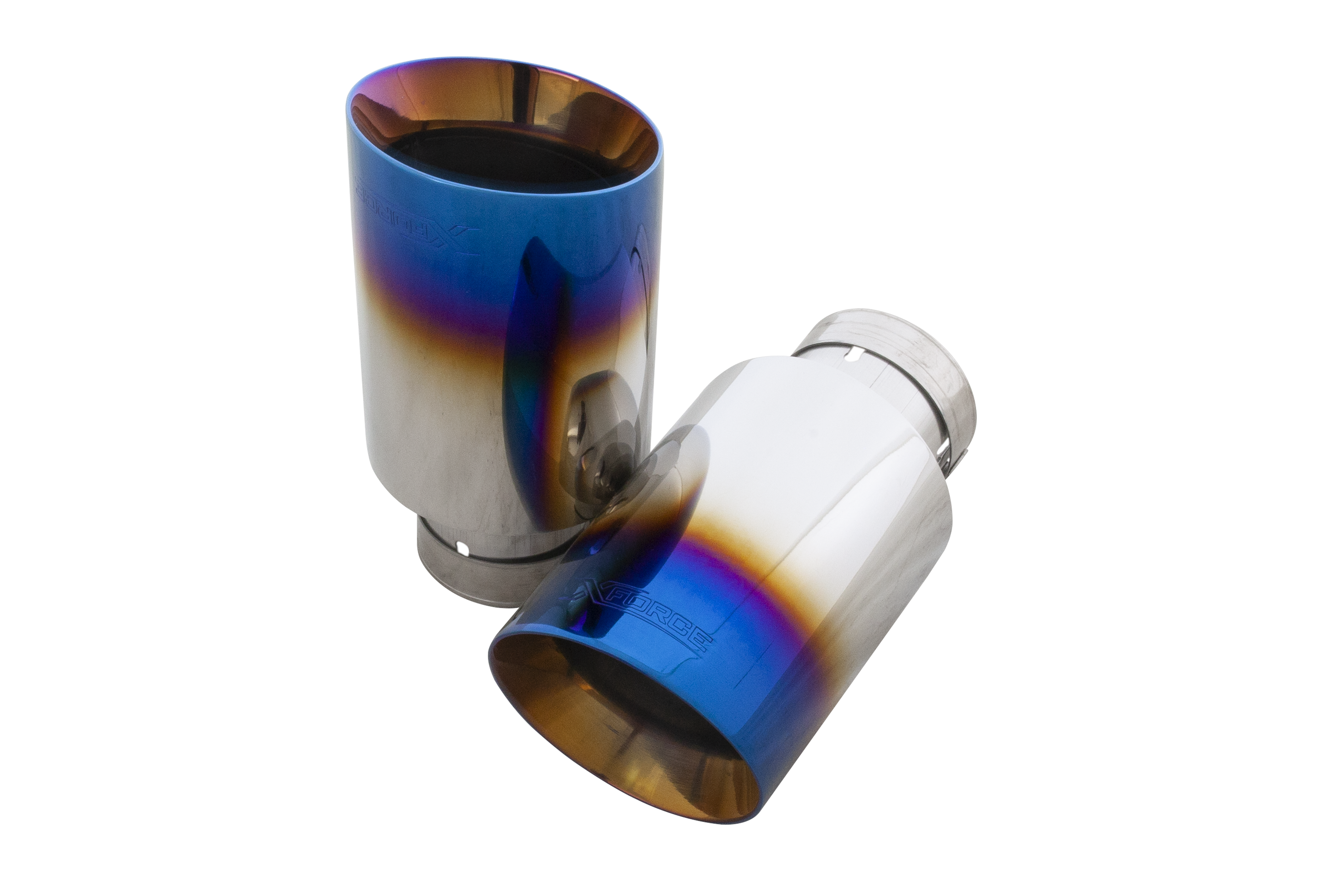 XForce Burnt Blue Exhaust Tips For Xforce Exhaust - BMW F22 M235i/M240i