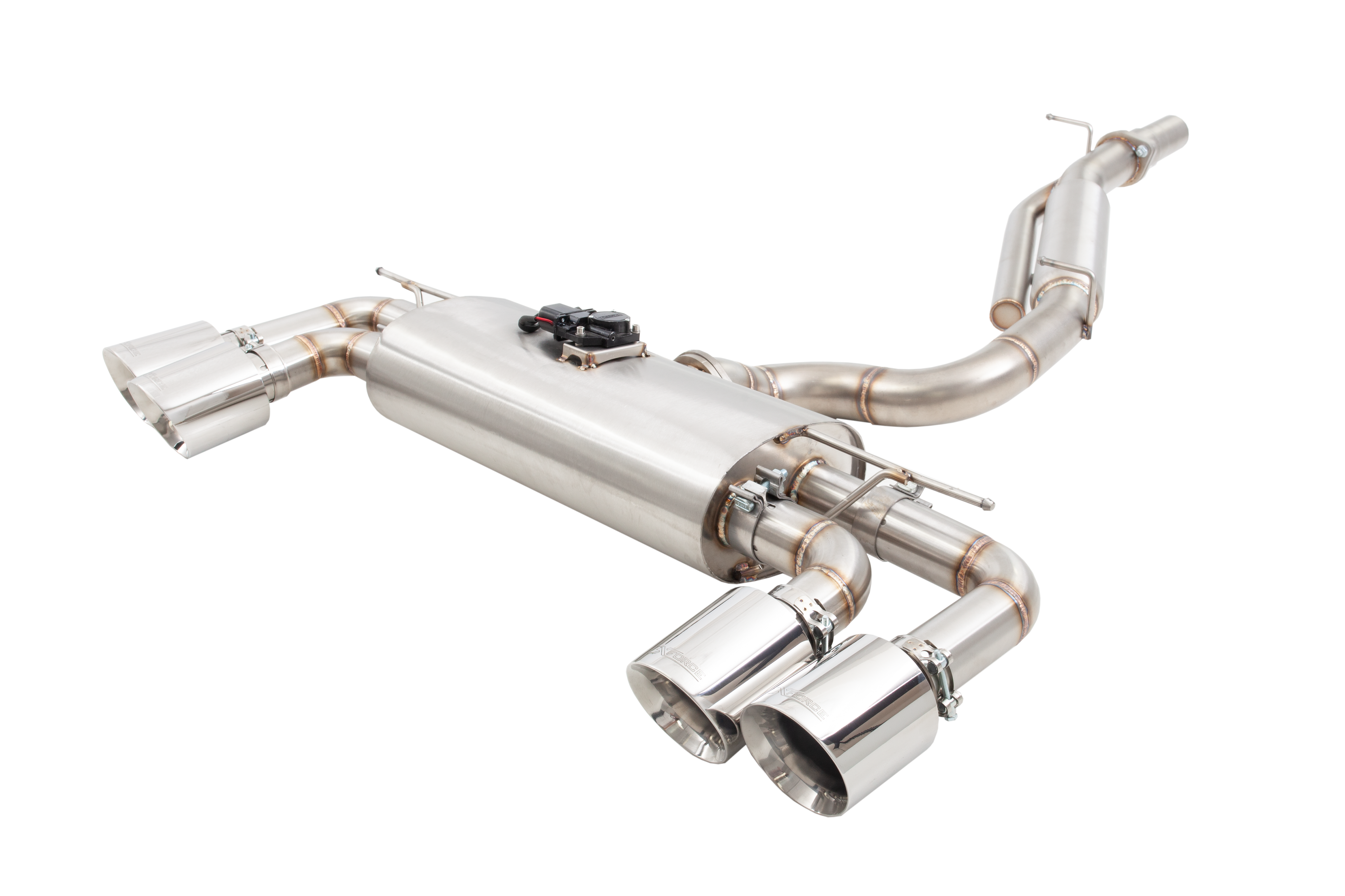 XForce 3" Stainless Steel Cat-Back Exhaust System With Varex Muffler - VW MK8 Golf R