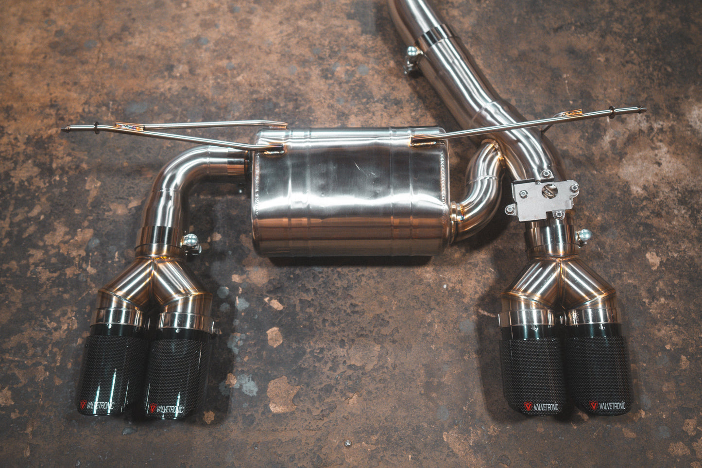 Valvetronic Designs - BMW M2 (S55) Competition Equal Length Valved Sport Exhaust System - Titanium