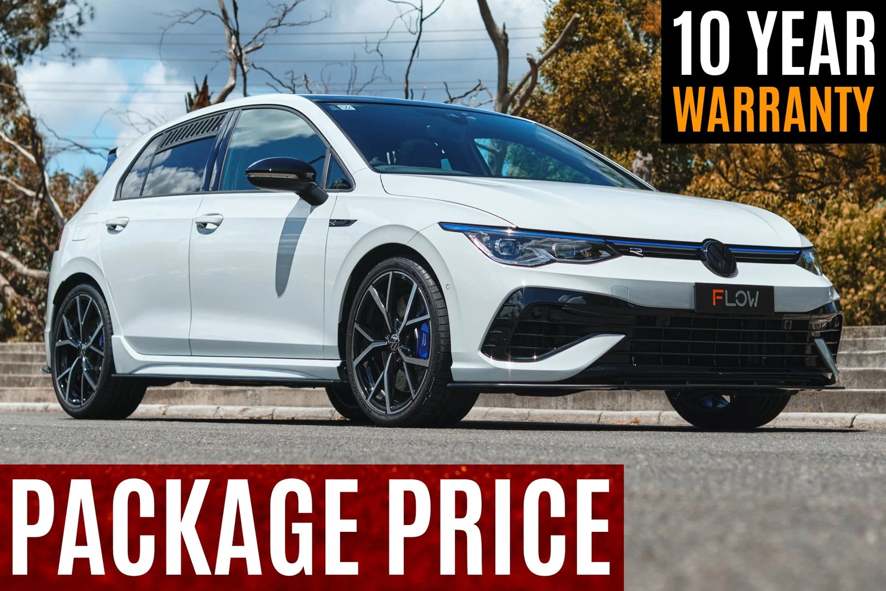 Flow Designs Full Splitter Set - MK8 Golf R