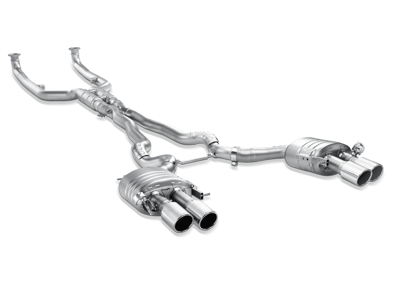 Akrapovic 13-17 BMW M6 Gran Coupe (F06) Evolution Line Cat Back (Titanium) w/ Titanium Tips