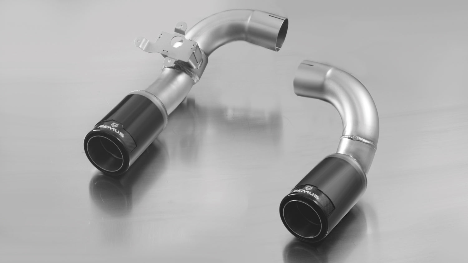 Remus BMW 3 Series F30/F31 Axle Back Exhaust w/Black Chrome Tail Pipe Set - Dual Tips