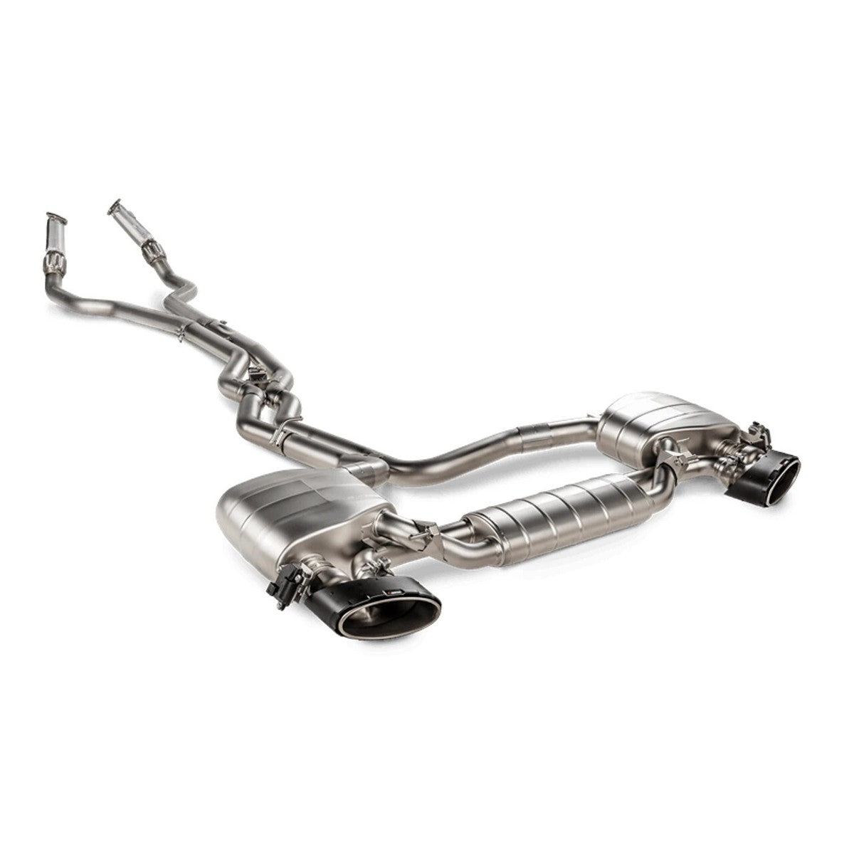 Akrapovic 2020 Audi RS6 Avant (C8) Evolution Line Cat Back (Titanium) w/Link Pipes