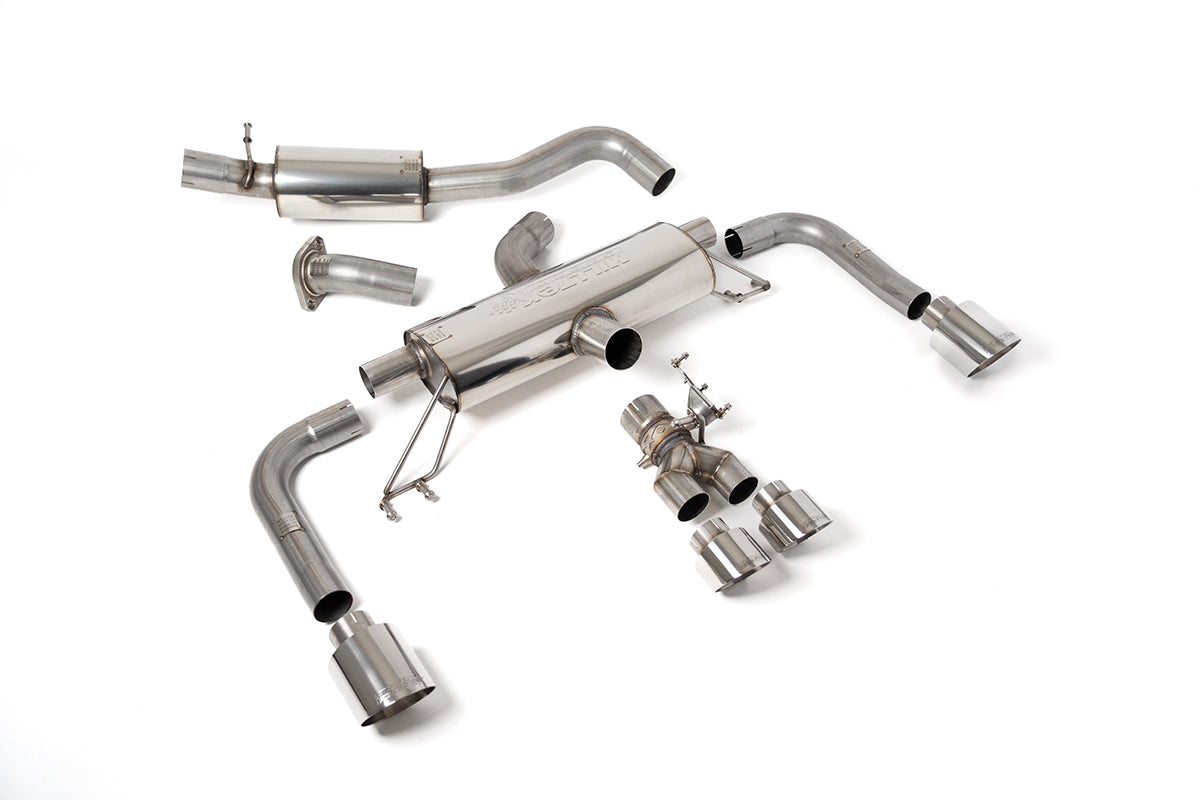 Milltek 3-Inch Resonated Secondary Cat Back Exhaust - Toyota GR Corolla