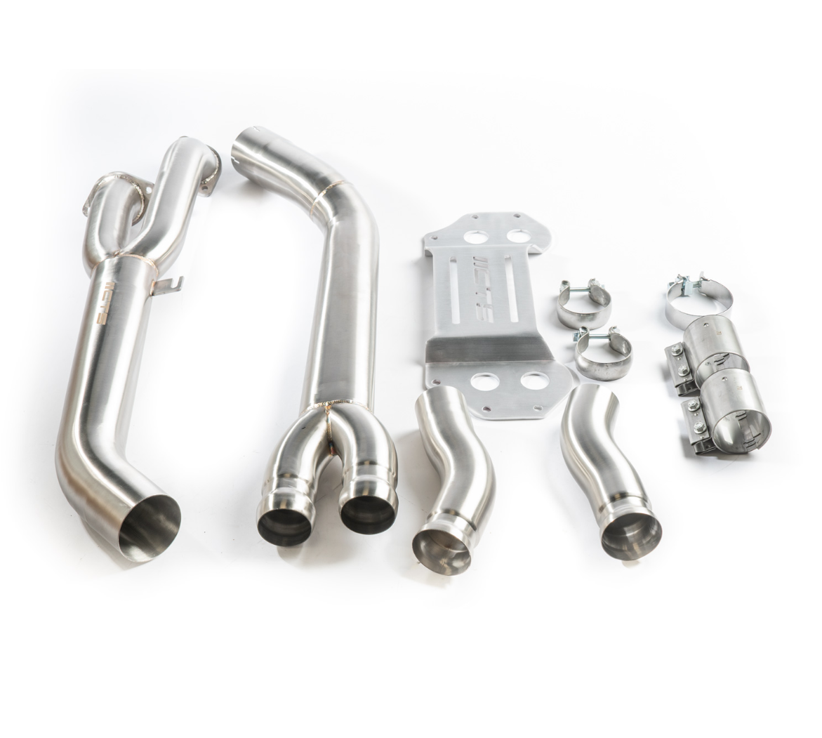 CTS Turbo Single Mid Pipe With Brace - BMW G80/G82/G84 M3/M3C/M4/M4C (S58)