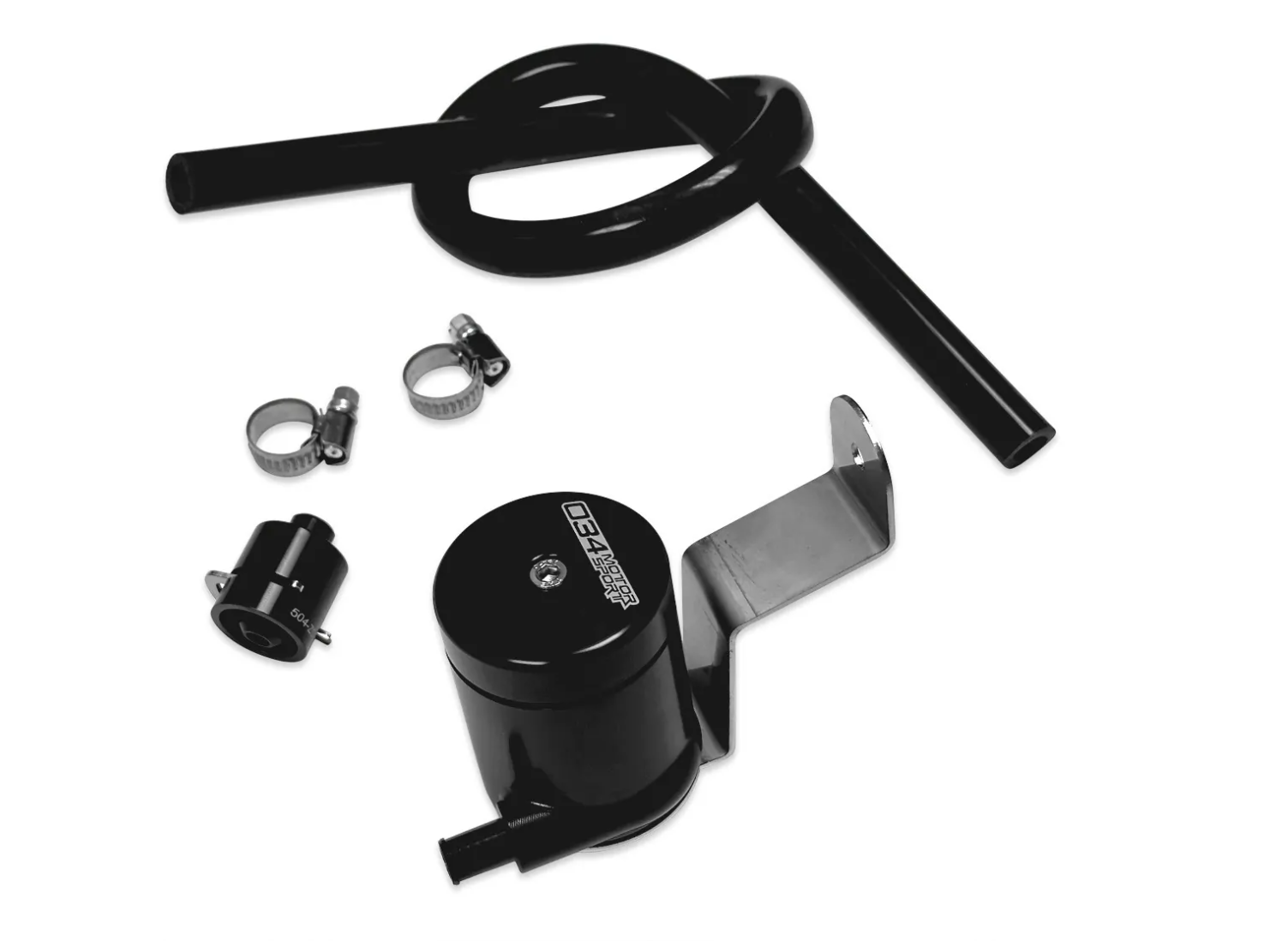 034Motorsport Billet Aluminum DSG Breather Catch Can Kit - VW/Audi MQB DQ250/DQ381