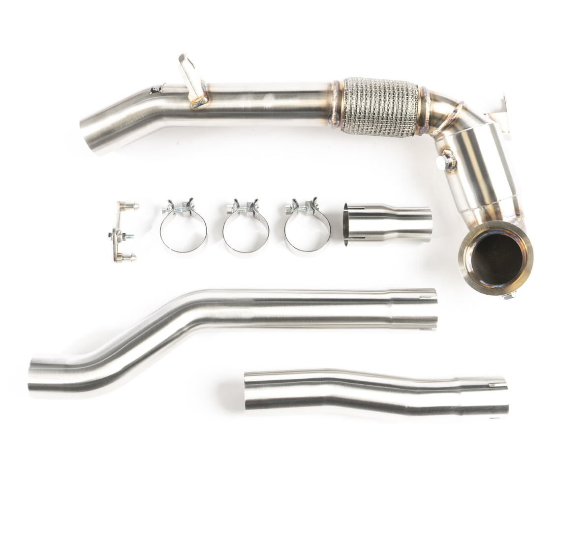 CTS Turbo 3.5" High-Flow Cat - MK8 Golf R and 8Y S3