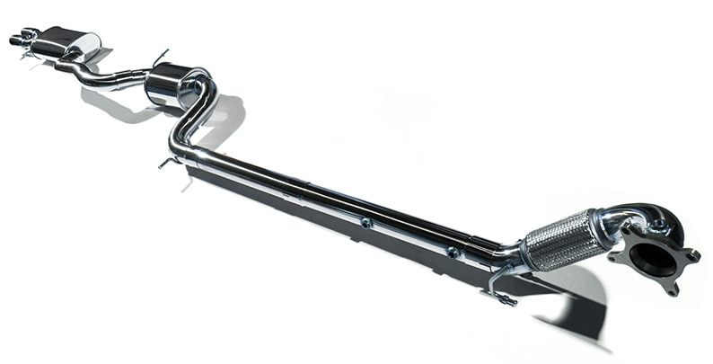 CTS Turbo Turbo-Back Exhaust With High-Flow Cat - MK6 Jetta 2.0 GEN1