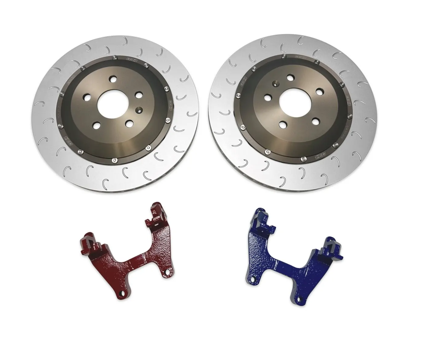 034Motorsport 2-Piece Floating Rear Brake Rotor 355mm Upgrade - MK8/MK8.5 GTI/Golf R and 8Y S3/RS3