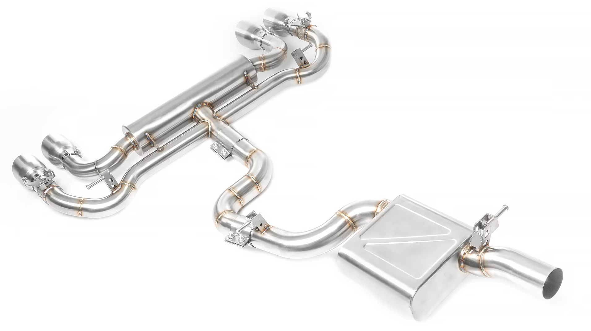 Integrated Engineering Catback Exhaust - VW MK8/MK8.5 Golf R