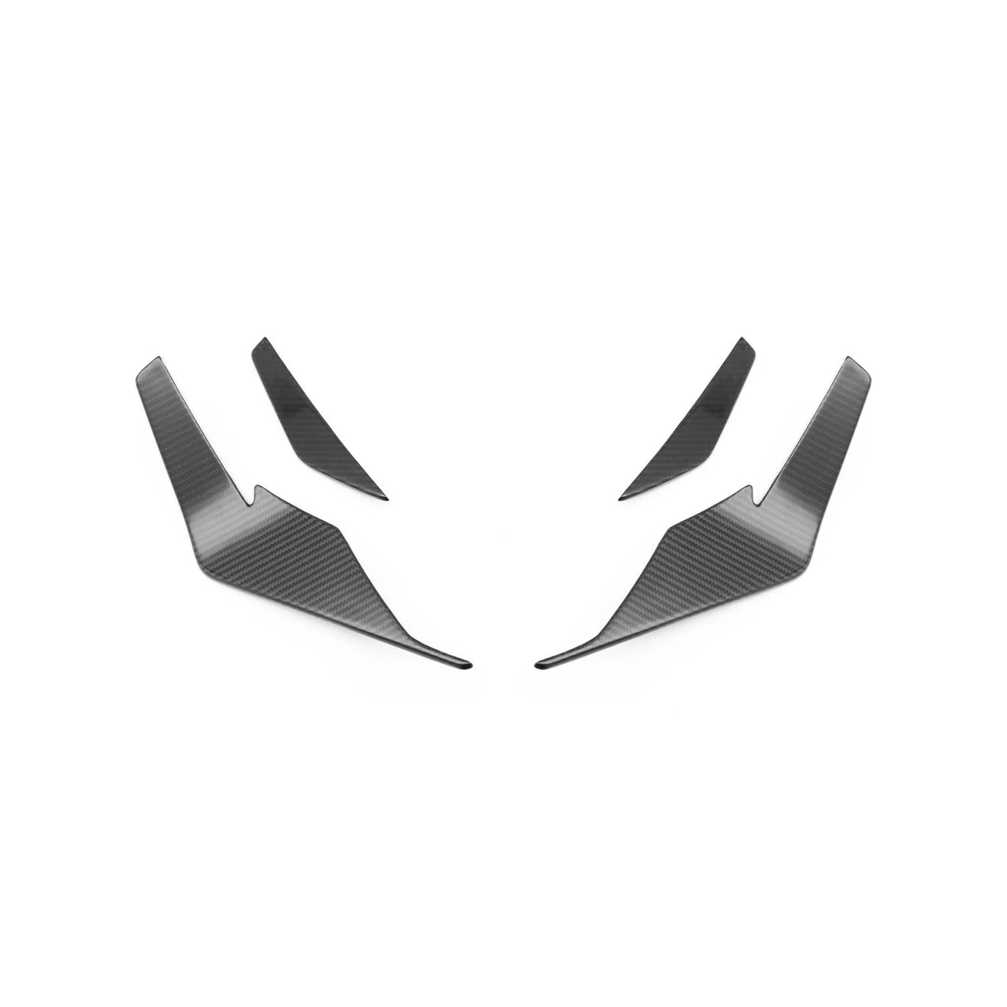 TRE Audi R8 4S Facelift LCI Pre-Preg Carbon Fiber Front Bumper Canards by TRE (2021-2024)