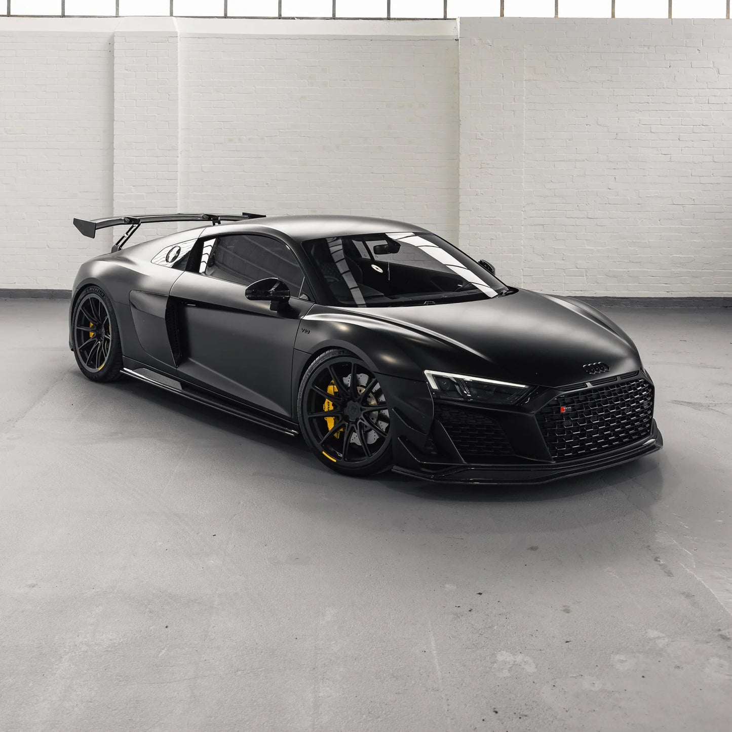 TRE Audi R8 4S Facelift LCI Pre-Preg Carbon Fiber Front Bumper Canards by TRE (2021-2024)